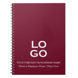 Cuaderno Logotipo y título personalizados de la empresa o n