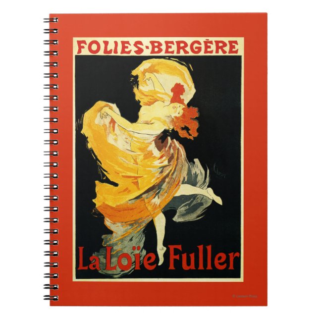 Cuaderno Loie Fuller en el Teatro Folies-Bergere (Frente)