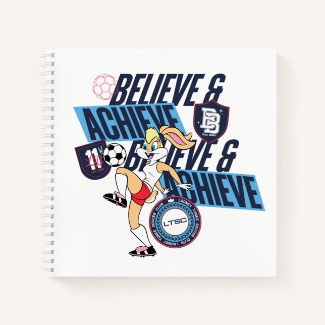 Cuaderno Lola Bunny LOONEY TUNES™ Club de Fútbol Gráfico (Anverso)