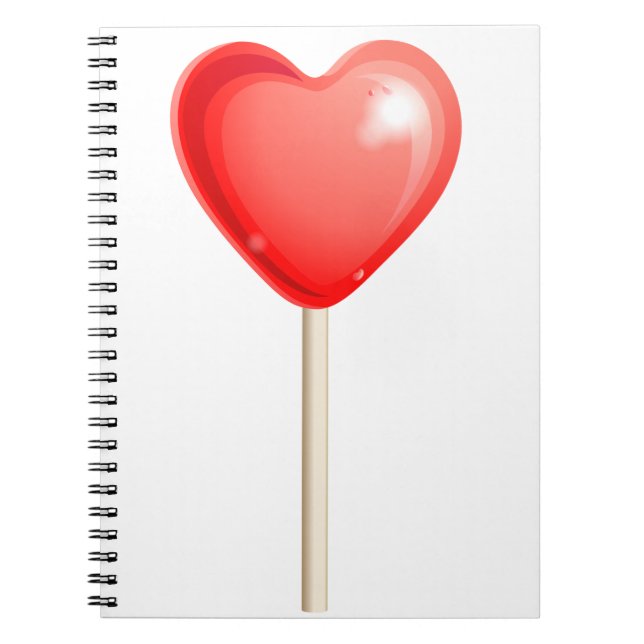 Cuaderno lollitazona con forma de corazón (Frente)