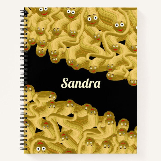 Cuaderno Lombrices de tierra divertidas (Anverso)