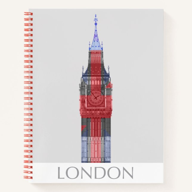 Cuaderno London Big Ben Union Jack (Anverso)
