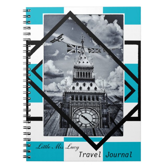 Cuaderno Londres, Big Ben Art, Travel Journal No1 (bloc de  (Frente)
