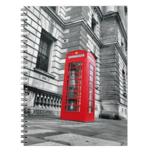 Cuaderno Londres - Caja de teléfono rojo -