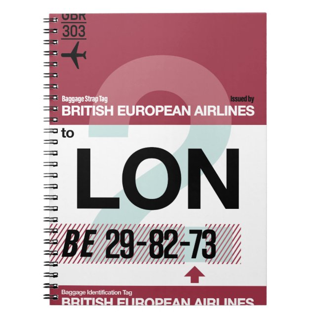 Cuaderno Londres - Diario de Viajes (Frente)