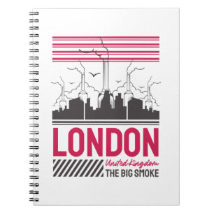 Cuaderno Londres Reino Unido The Big Smoke Diseño Urbano
