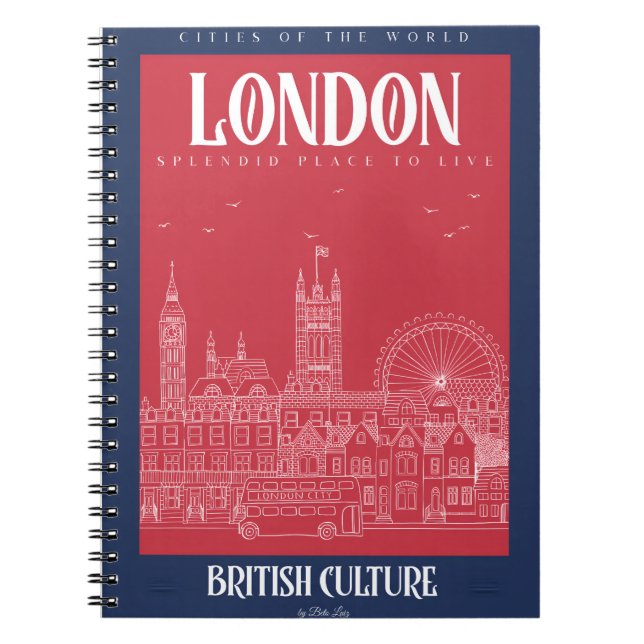 Cuaderno Londres - Un lugar espléndido para vivir (Frente)