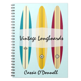 Cuaderno Longboard de vintage