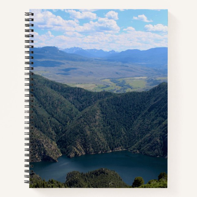 Cuaderno Looking Down At The Gunnison River (Anverso)