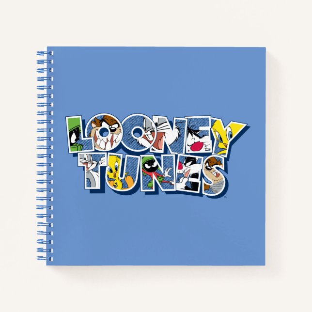 Cuaderno LOONEY TUNES™ Characters in Lettering (Anverso)