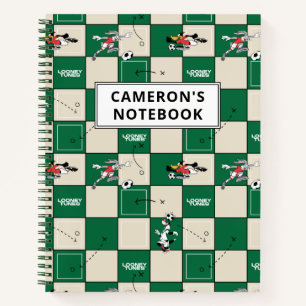 Cuaderno LOONEY TUNES™ Patrón de rejilla de fútbol