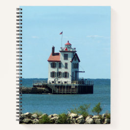 Cuaderno Lorain Harbour West Breakwater Light notebook
