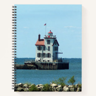Cuaderno Lorain Harbour West Breakwater Light notebook