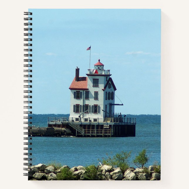 Cuaderno Lorain Harbour West Breakwater Light notebook (Anverso)