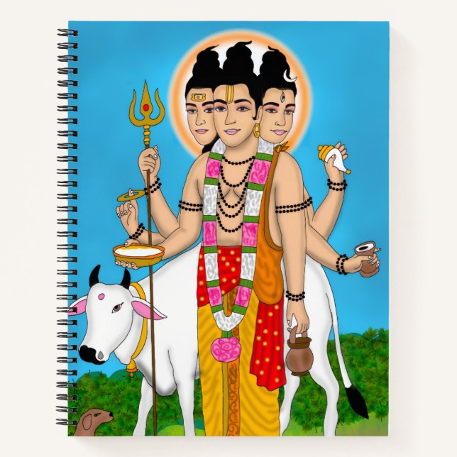 Cuaderno Lord Dattatreya Notebook (Anverso)