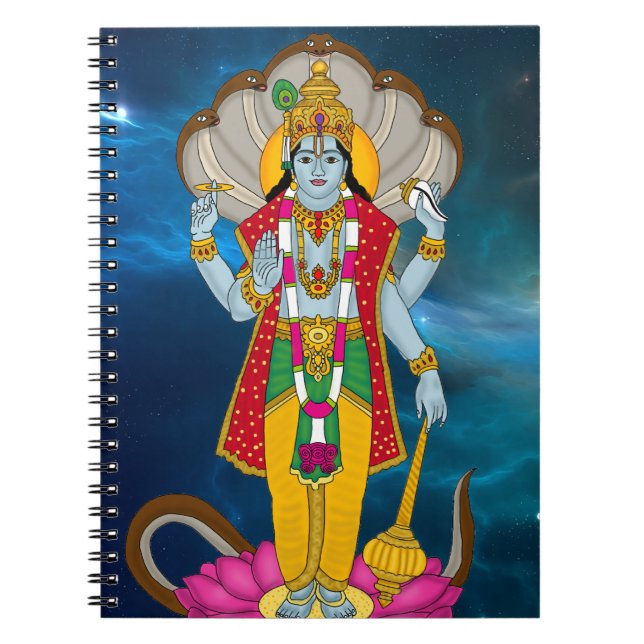 Cuaderno Lord Vishnu Notebook (Frente)