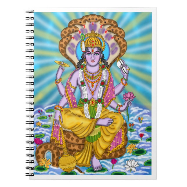 Cuaderno Lord Vishnu Notebook (Frente)