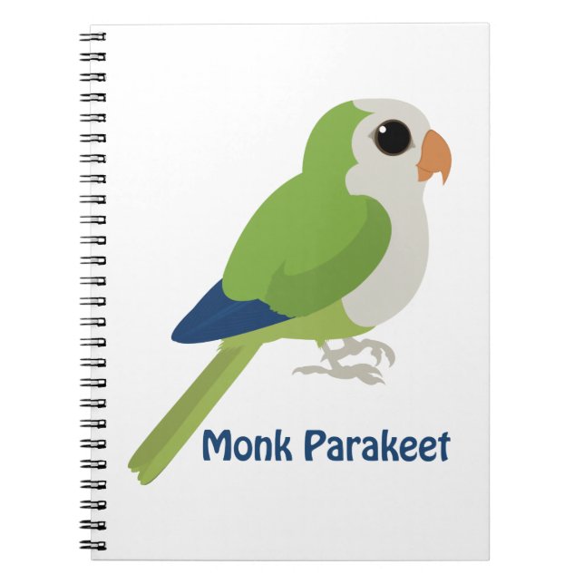 Cuaderno Loro Cotorra Mono Adorable (Frente)