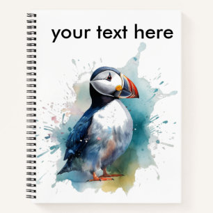 Cuaderno Loro de agua adorable personalizado