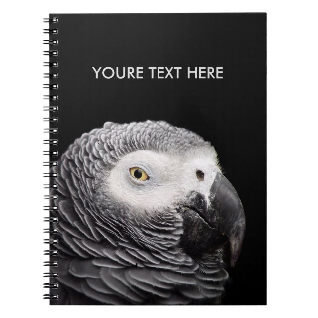Cuaderno Loro gris africano (Frente)