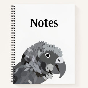 Cuaderno Loro Gris Africano
