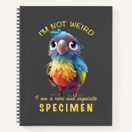 Cuaderno Loro No soy raro, soy raro, raro y gracioso