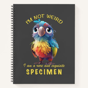 Cuaderno Loro No soy raro, soy raro, raro y gracioso