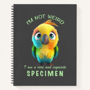Cuaderno Loro No soy raro, soy raro, raro y gracioso