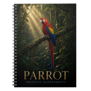 Cuaderno Loro Selvas Tropicales Vida Silvestre ANIMAL