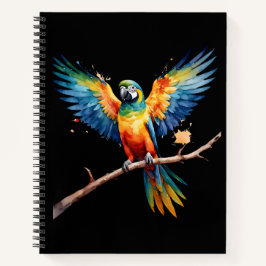 Cuaderno Loro tropical