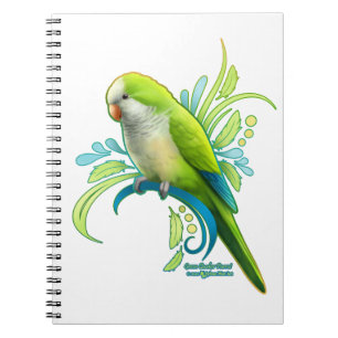 Cuaderno Loro verde para cuáqueros