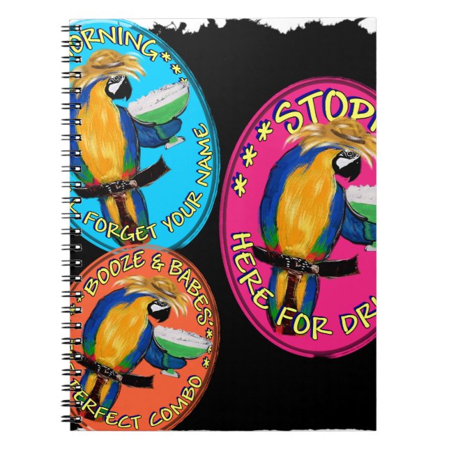 CUADERNO LOROS BORRACHOS (Frente)