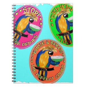 CUADERNO LOROS BORRACHOS