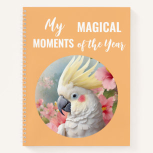 Cuaderno Loros Cacatúa Momentos Mágicos Nombre Personalizad
