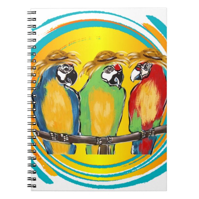 CUADERNO LOROS DE FIESTA (Frente)