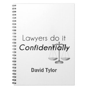 Cuaderno Los abogados lo hacen de manera confidencial