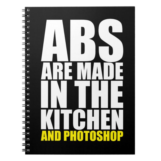 Cuaderno Los Abs Se Hacen En La Cocina Y El Photoshop - Div (Frente)