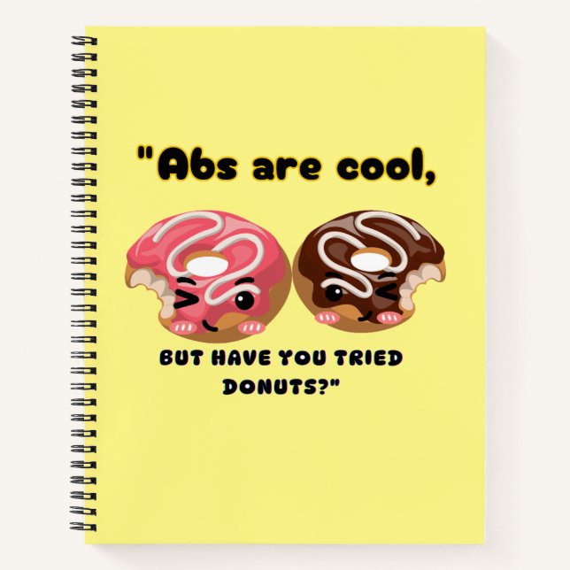 CUADERNO LOS ABS SON GUAY PERO TIENEN QUE INTENTAR LAS DONU (Anverso)