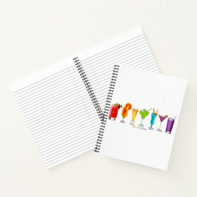 Cuaderno Los aclamados cócteles de alcohol de SlipperyJoe g (Interior)