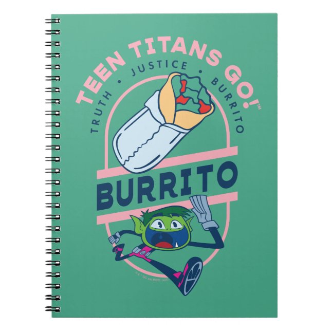 Cuaderno ¡Los adolescentes se van! Bestia "Burrito de justi (Frente)