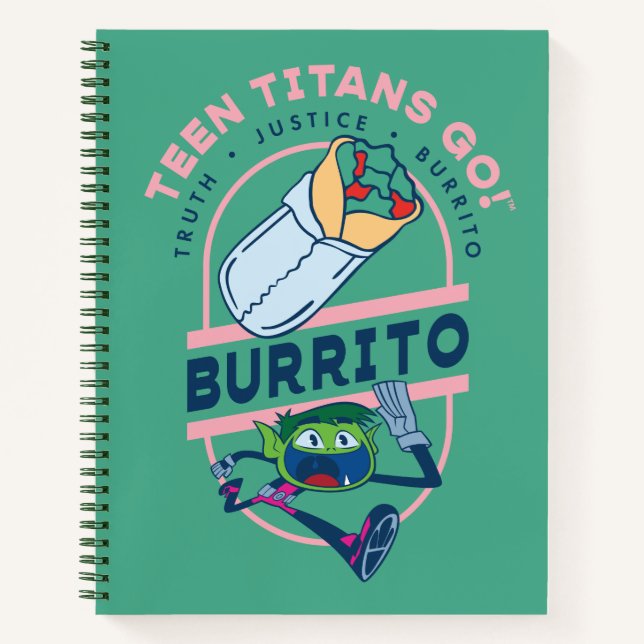 Cuaderno ¡Los adolescentes se van! Bestia "Burrito de justi (Anverso)