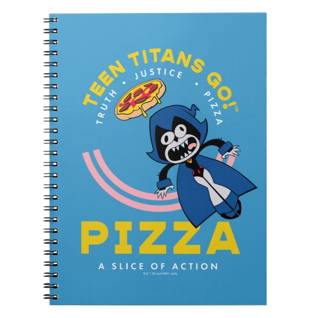 Cuaderno ¡Los adolescentes se van! Raven "Truth Justice Piz (Frente)