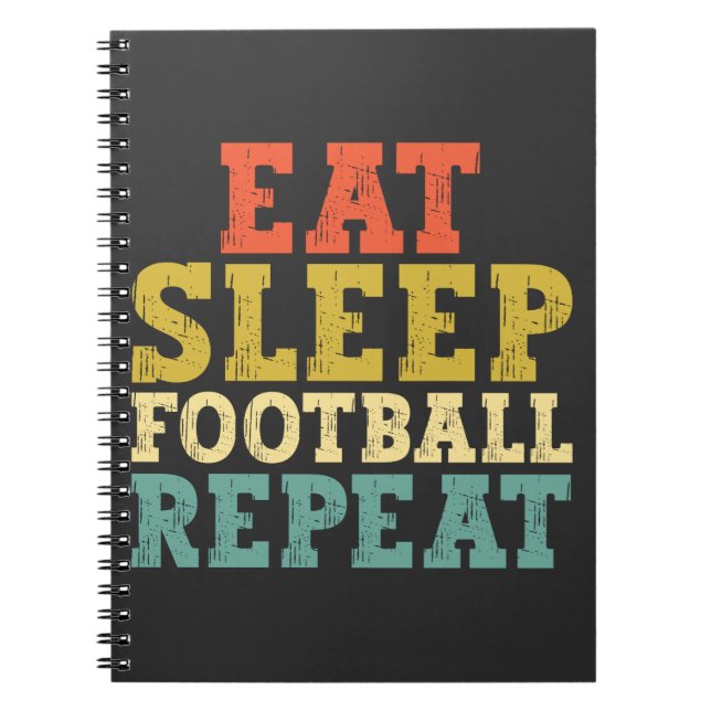 Cuaderno Los aficionados al fútbol se toman el sueño de nue (Frente)