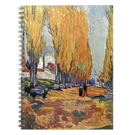 Cuaderno Los Alyscamps de Van Gogh. Paisaje de otoño