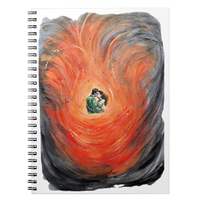 Cuaderno Los amantes aman la pasión y el deseo apasionado d (Frente)