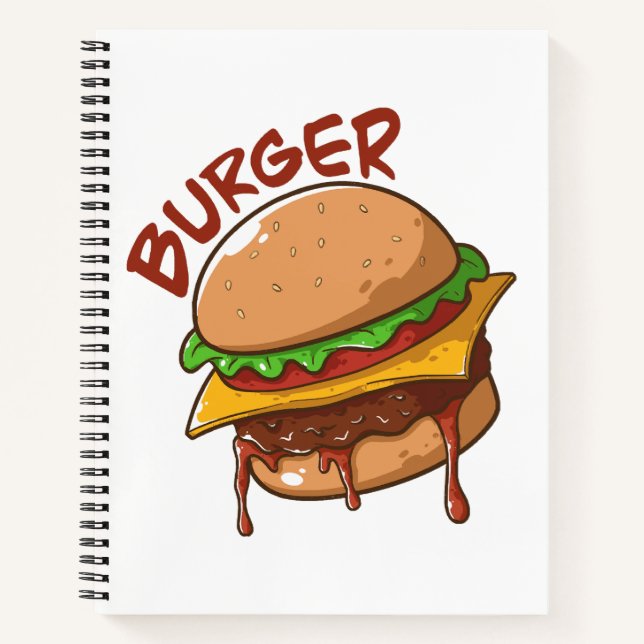 Cuaderno Los amantes de la hamburguesa (Anverso)
