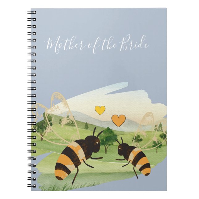 Cuaderno Los amantes de la naturaleza Boda de las abejas ru (Frente)