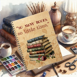 Cuaderno Los amantes del libro citan tantos libros tan poco