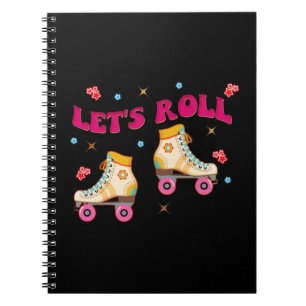 Cuaderno Los amantes del patinaje retro Roll Roller Skate