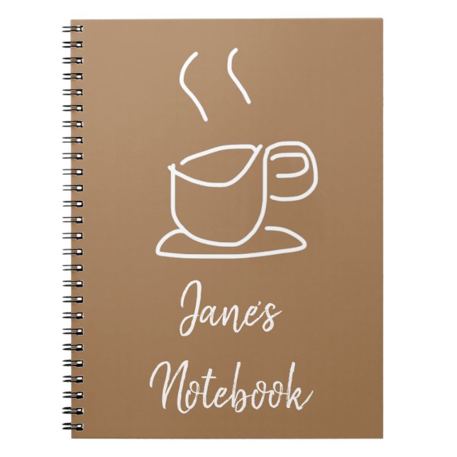 Cuaderno Los amantes del té Coffee Amantes de la modernidad (Frente)